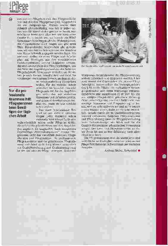 Vorschauseite 4: Die Pflegeplanung: Ein Spannungsfeld?! Teil 6: Pflegeanamnese und Pflegeplanung