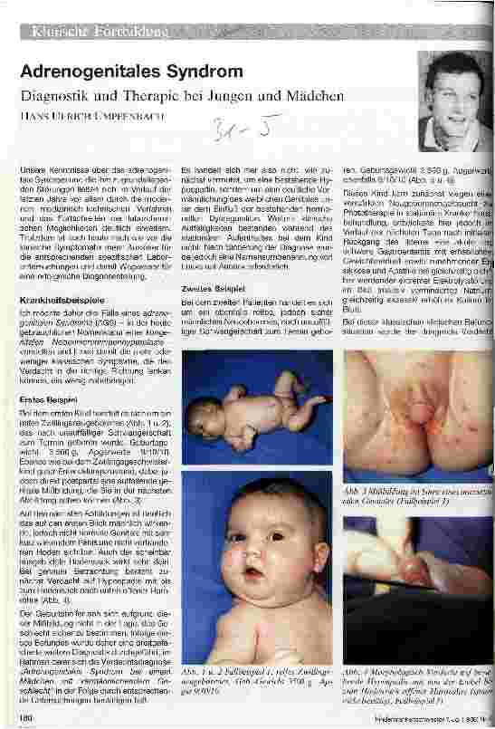 Vorschauseite 1: Adrenogenitales Syndrom Diagnostik und Therapie bei Jungen und Mädchen