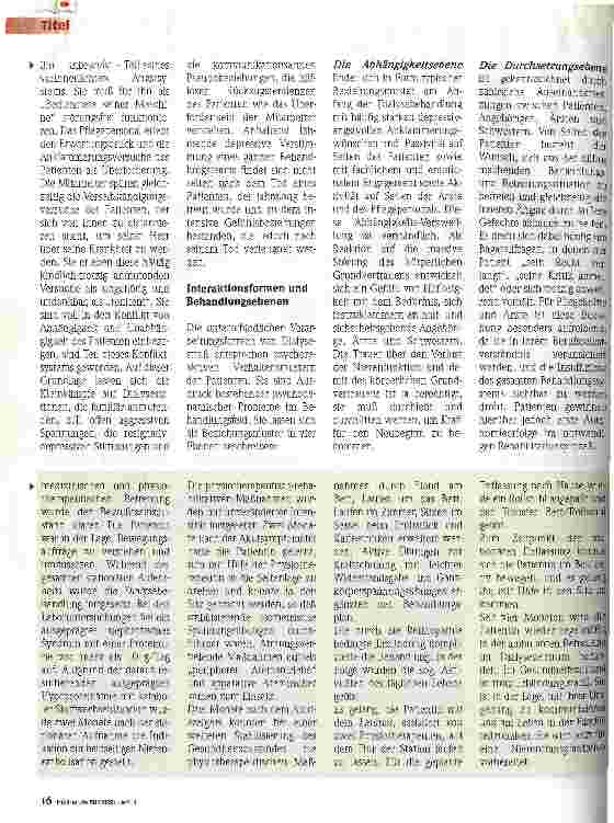 Vorschauseite 3: Beziehungskonflikte bei der Dialyse