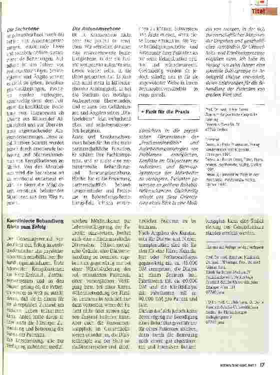 Vorschauseite 4: Beziehungskonflikte bei der Dialyse