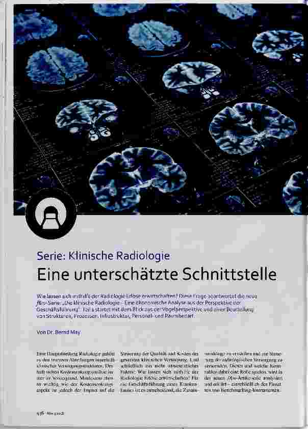 Vorschauseite 1: Eine unterschätzte Schnittstelle