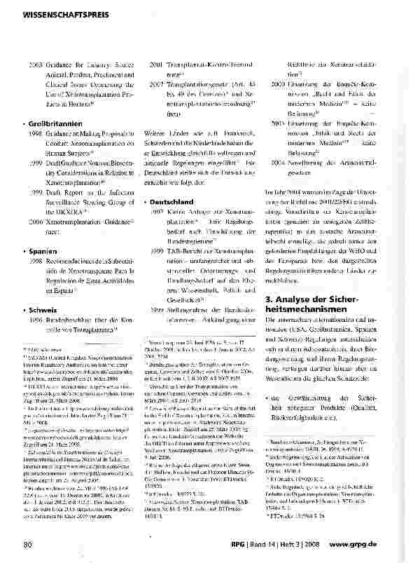 Vorschauseite 3: Rechtliche Probleme der Xenotransplantation