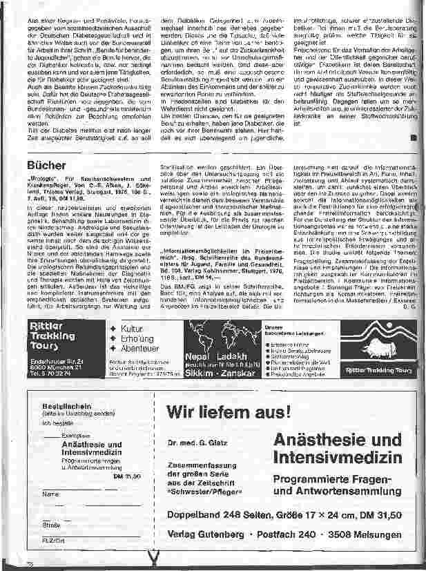 Vorschauseite 3: Diabetes mellitus 30 Folge: Die sozialmedizinische Seite des Diabetes mellitus