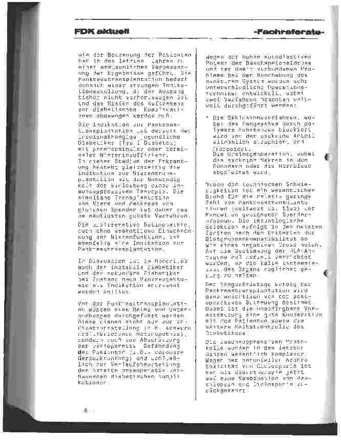 Vorschauseite 2: Pankreastransplantation