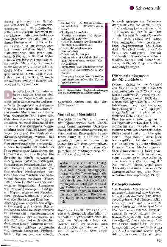 Vorschauseite 2: Differentialdiagnose und Therapie des deliranten Patienten