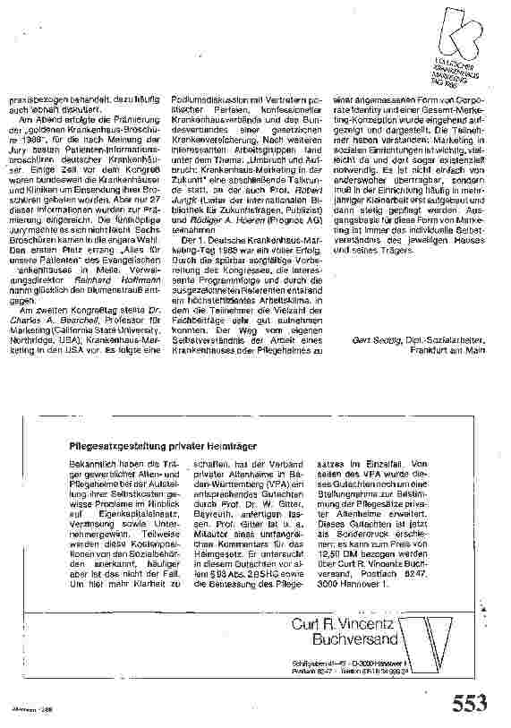Vorschauseite 2: Marketing in sozialen Einrichtungen