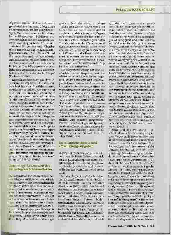 Vorschauseite 2: Biografie (-forschung) im Pflegeprozess: Interaktion von Anfang an