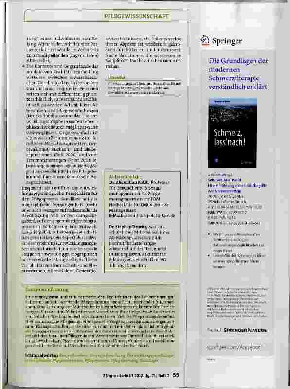 Vorschauseite 4: Biografie (-forschung) im Pflegeprozess: Interaktion von Anfang an
