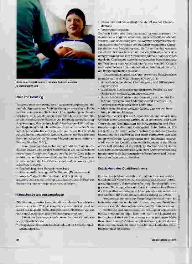 Vorschauseite 2: Beratungsqualität in der Pflege