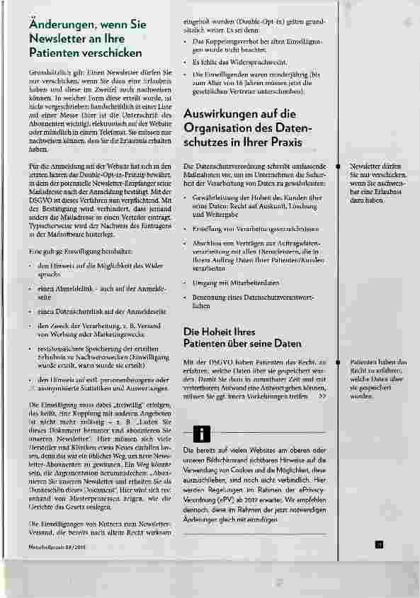 Vorschauseite 3: Europäische Datenschutzverordnung was Sie wissen müssen