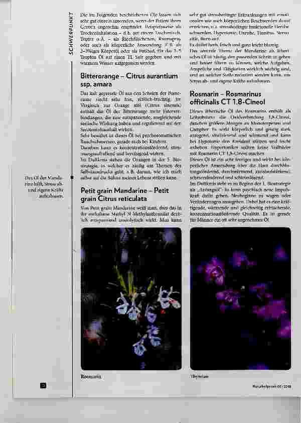 Vorschauseite 3: Aromatherapie bei psychischen Beschwerden