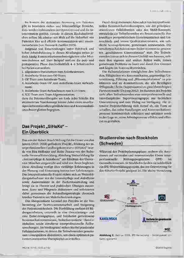 Vorschauseite 2: Operation Team Interprofessionelle Fortbildung