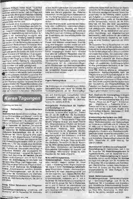 Vorschauseite 3: Weiterbildung zum Lehrer an Krankenpflegeschulen an der Krankenpflegehochschule Agnes-Karll des DBfK // Abschlußbericht
