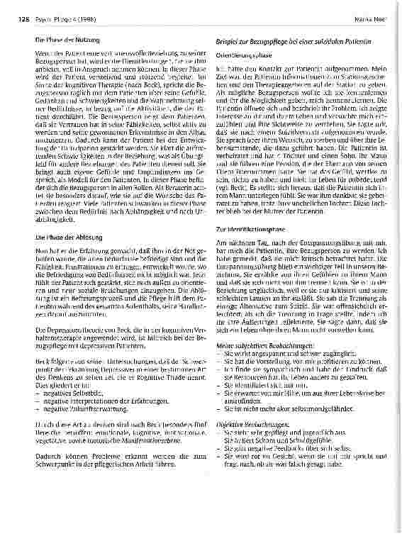 Vorschauseite 2: Interaktion in der Bezugspflege bei depressiven und suizidalen Patienten nach Hildegard Peplau