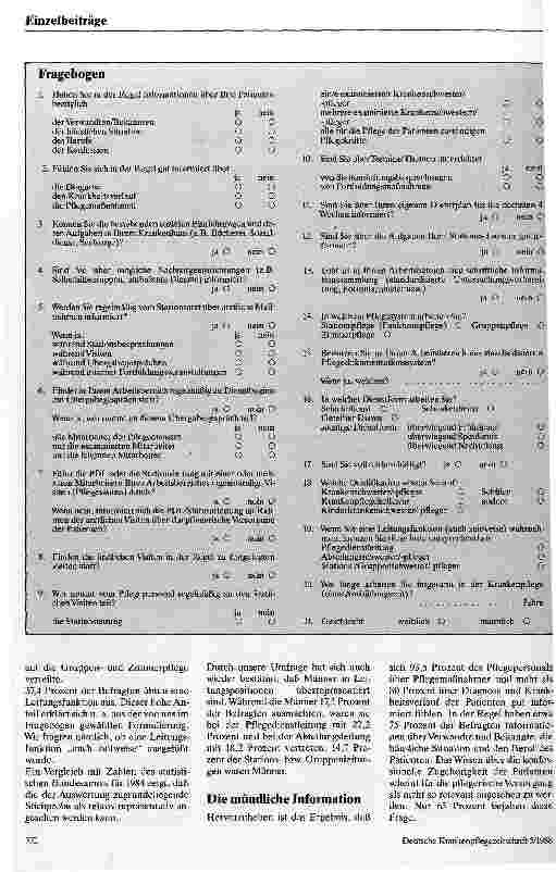 Vorschauseite 2: Sind wir informiert? Ergebnisse einer Umfrage