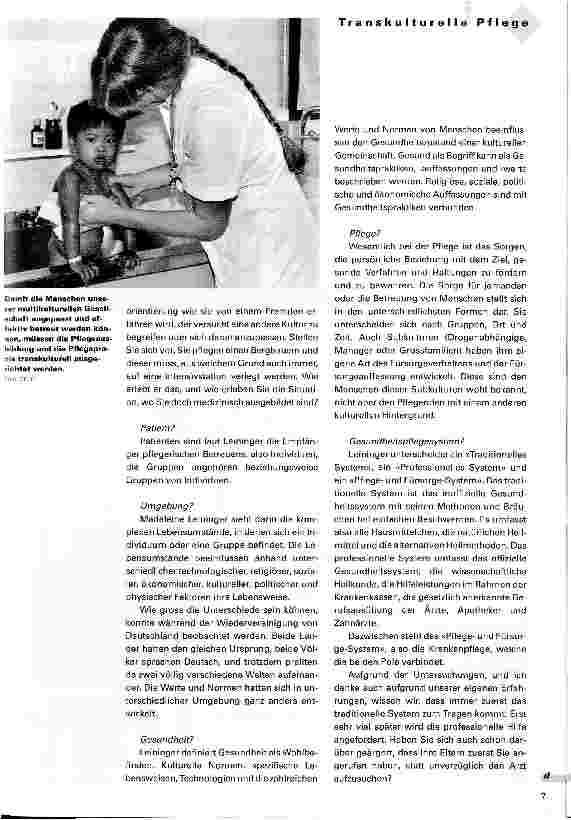 Vorschauseite 2: Das Pflegemodell der transkulturellen Pflege von Madeleine Leininger