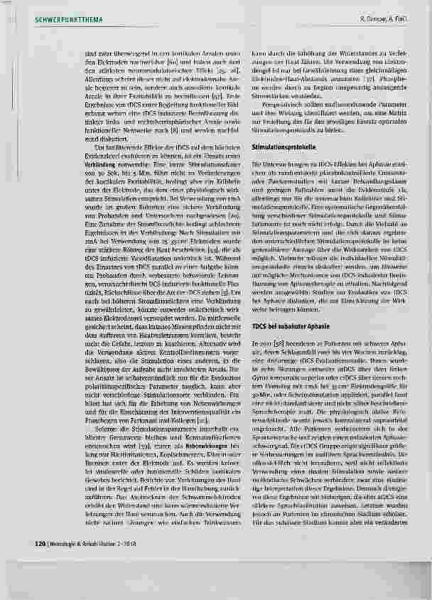 Vorschauseite 4: Gleichstromstimulation in der Aphasietherapie