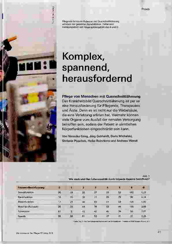 Vorschauseite 2: Komplex, spannend, herausfordernd