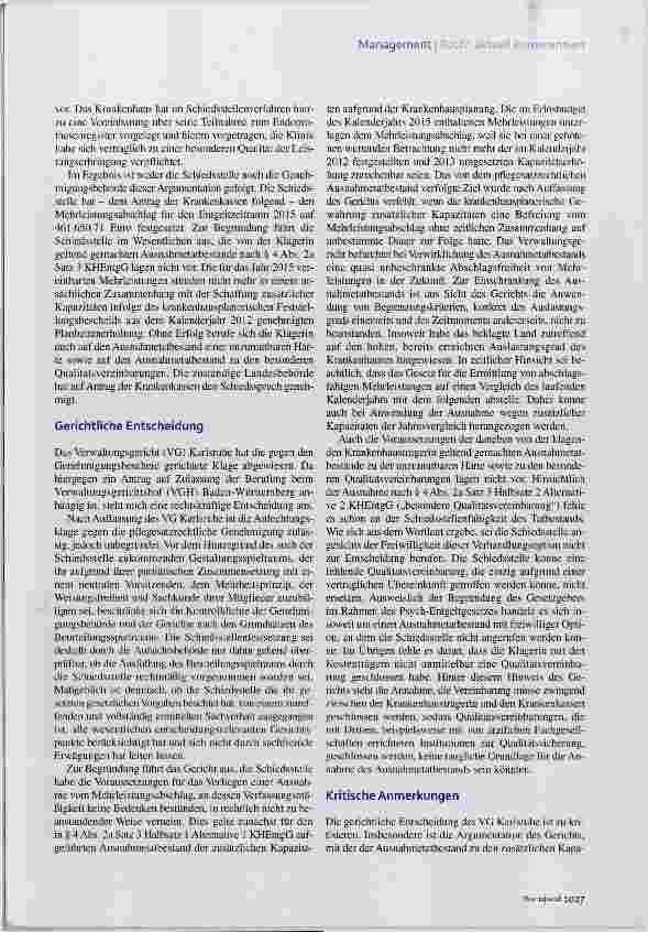 Vorschauseite 2: Zankapfel Mehrleistungsabschläge