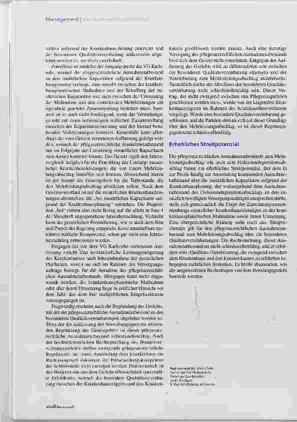 Vorschauseite 3: Zankapfel Mehrleistungsabschläge