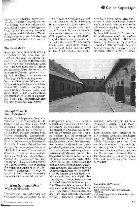 Vorschauseite 3: Erfahrungen in Tschechien Studienfahrt nach Prag und Terezin einer Krankenpflegeschule aus Meppen