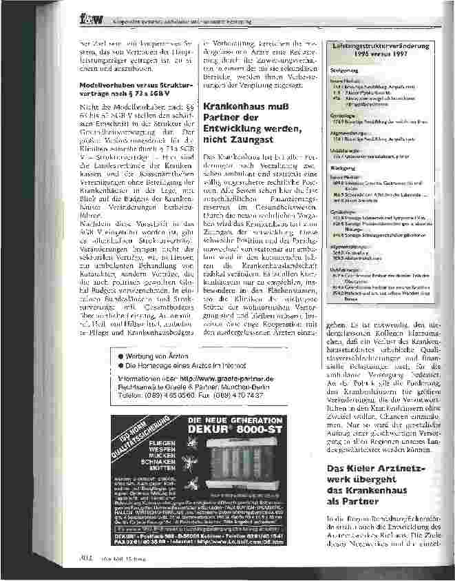 Vorschauseite 4: Kooperation zwischen ambulanter und stationärer Versorgung