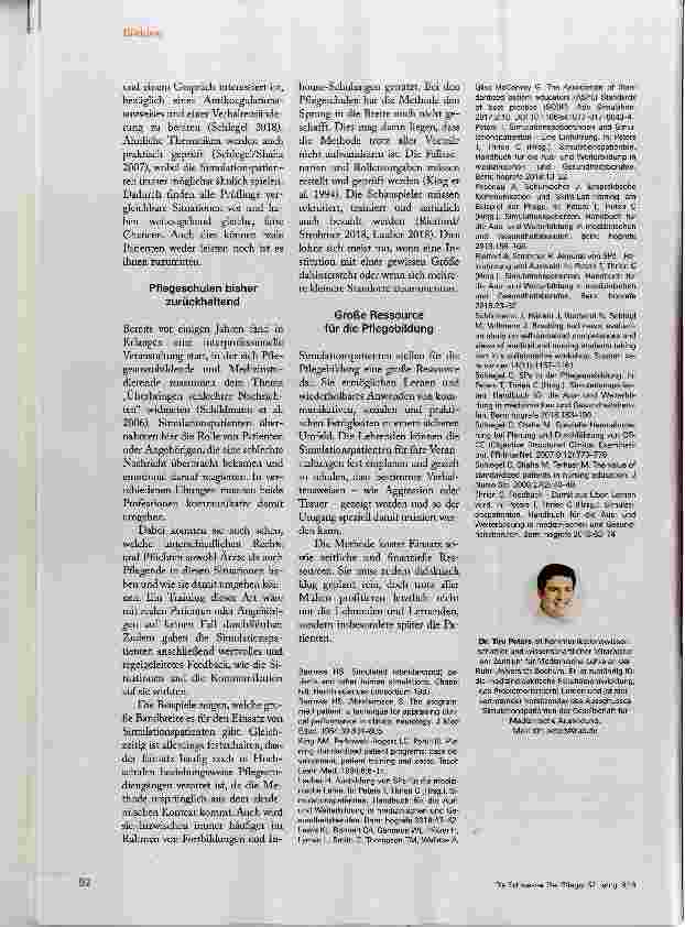 Vorschauseite 3: Simulierte Pflegepraxis