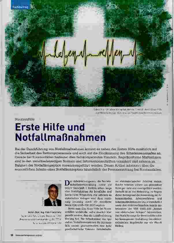 Vorschauseite 1: Erste Hilfe und Notfallmaßnahmen