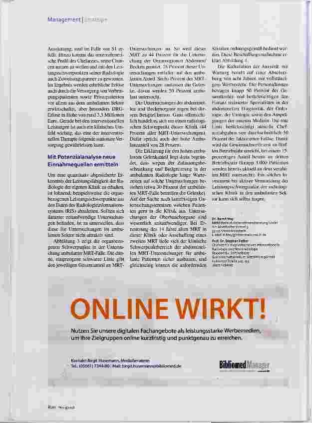 Vorschauseite 5: Serie: Klinische Radiologie Sprudelnde Quellen