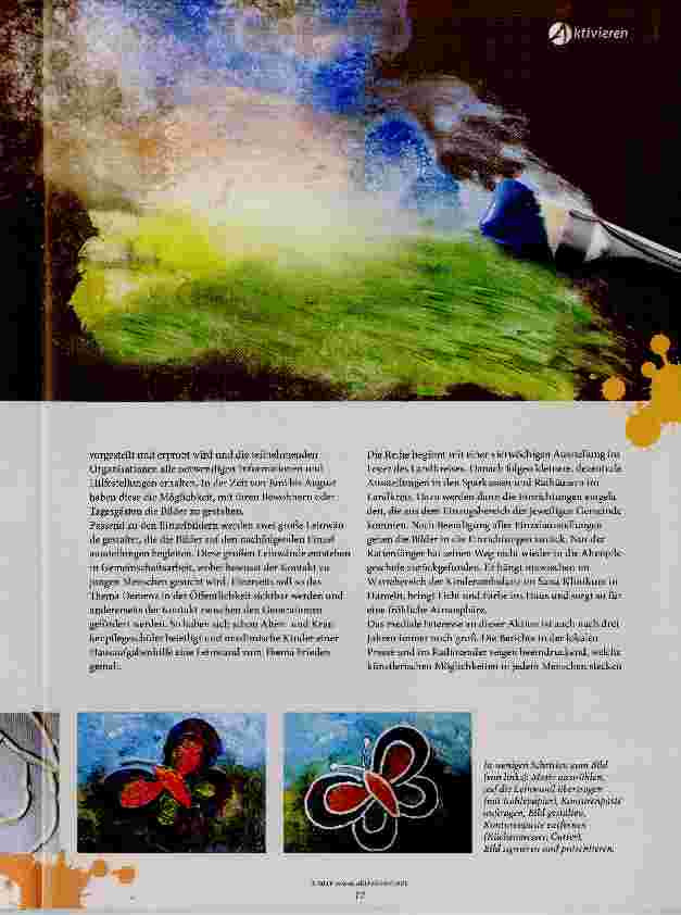 Vorschauseite 2: Kunst, denn die Seele ist bunt
