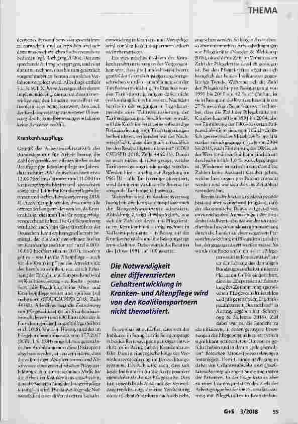 Vorschauseite 4: Weiterentwicklung der Pflege im Koalitionsvertrag: Absichtserklärungen und Ankündigungen