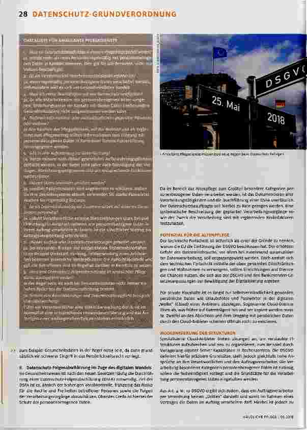 Vorschauseite 3: Neue Zeiten im Datenschutz
