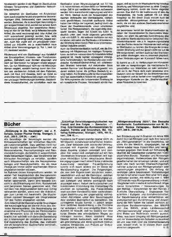 Vorschauseite 3: Neue Wege der industriellen Sterilisation Teil II