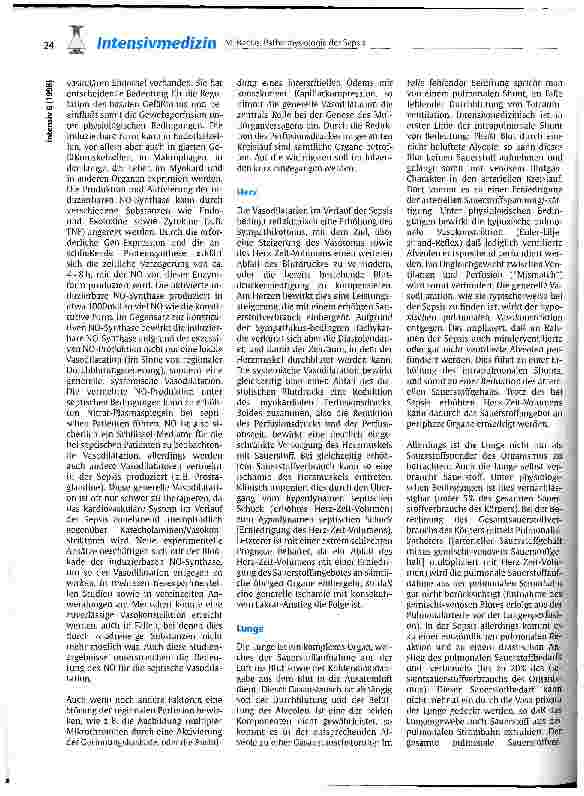 Vorschauseite 3: Pathophysiologie der Sepsis