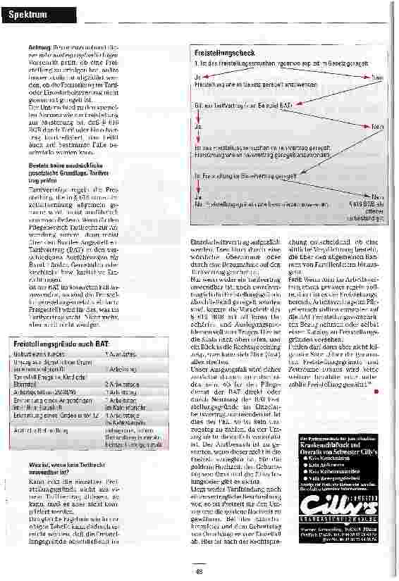 Vorschauseite 2: Es kommt darauf an. .. . Das Recht auf Freistellung ist in vielen Betrieben ungeregelt