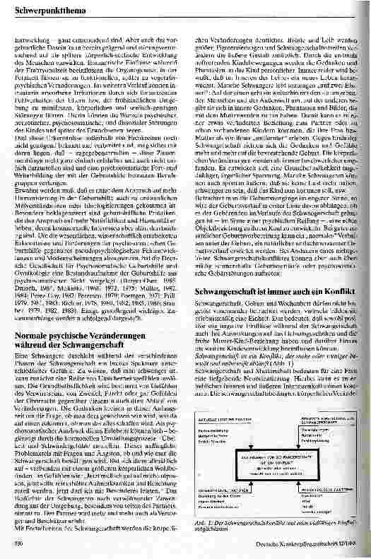 Vorschauseite 2: Schwangerschaft und Geburt aus psychosomatischer Sicht
