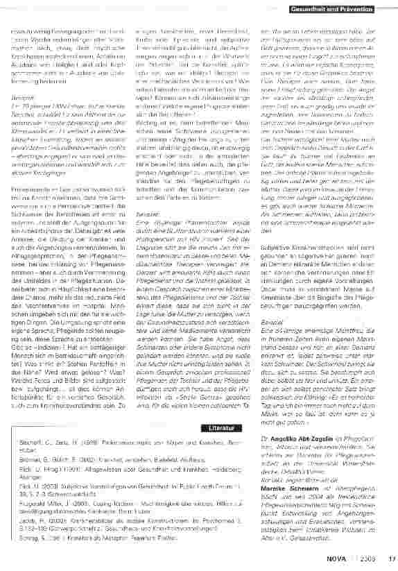 Vorschauseite 2: Subjektive Krankheitstheorien