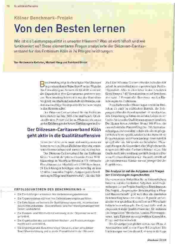 Vorschauseite 1: Von den Besten lernen