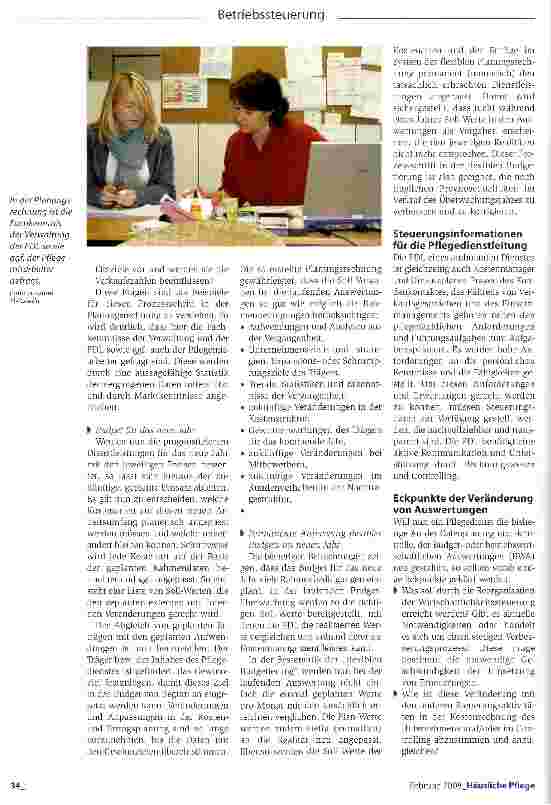 Vorschauseite 3: Die PDL wird zum Kostenmanager