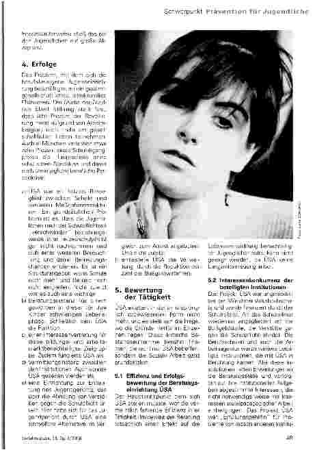 Vorschauseite 4: Die Beratungsstelle „Übergang Schule - Arbeit (USA)