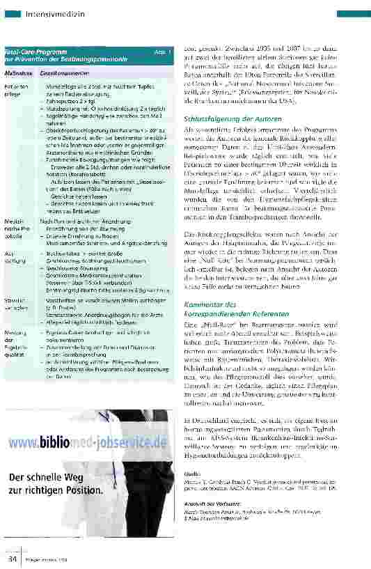 Vorschauseite 3: Null-Toleranz bei Infektionen