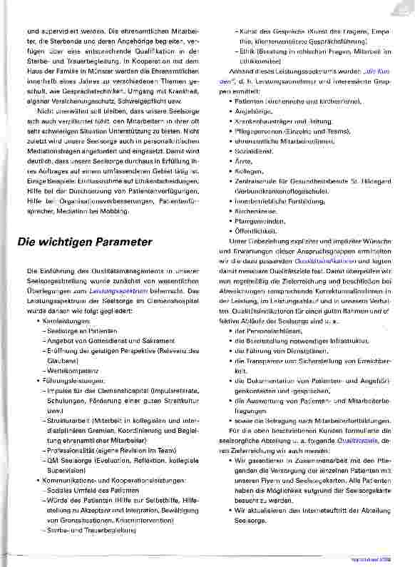 Vorschauseite 3: Seelsorge ist zertifizierbar