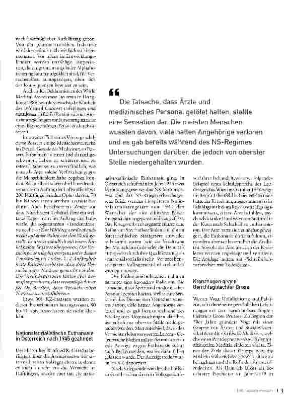 Vorschauseite 2: 60 Jahre Nürnberger Ärzteprozess