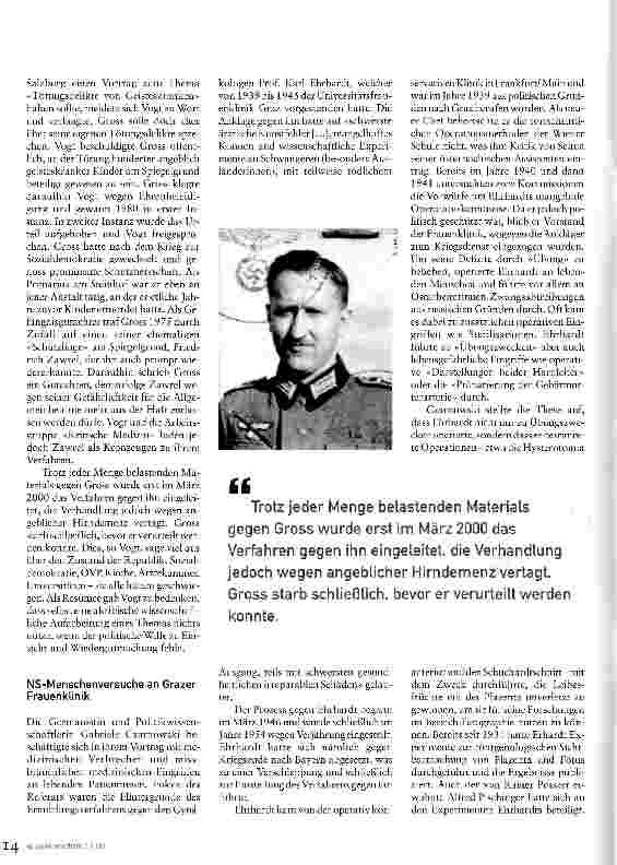 Vorschauseite 3: 60 Jahre Nürnberger Ärzteprozess