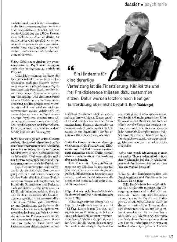 Vorschauseite 4: Als Psychiater ins Management wechseln