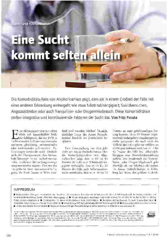 Vorschauseite 1: Eine Sucht kommt selten allein