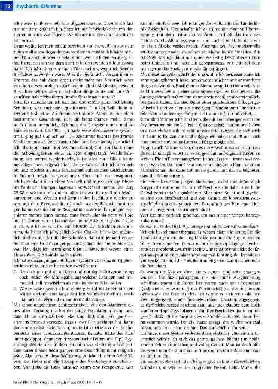Vorschauseite 2: Der Weg aus dem Heim, aber wie - Gedanken aus der Sicht eines Betroffenen