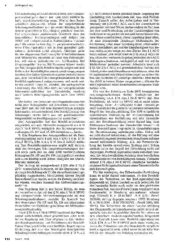 Vorschauseite 3: Schulungen zum AGG als mitbestimmungspf lichtige Fortbildung