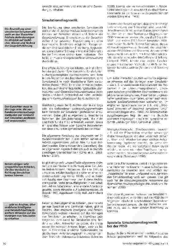 Vorschauseite 3: Simulation bei posttraumatischer Belastungsstörung