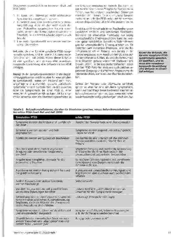 Vorschauseite 4: Simulation bei posttraumatischer Belastungsstörung